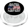 Funny Pipeliner Gifts I'm Pro Pipeline Trucker Oil Gas Pipeliner Bandiera americana PopSockets PopGrip per MagSafe