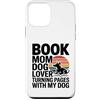 Dog Lover Reading Bookworm Puppy Lovers Custodia per iPhone 12 mini Prenota Dog Lover che gira le pagine con il mio cane