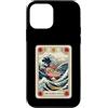 TOKYO WAVES Great Wave Off Kanagawa Rame Custodia per iPhone 12 mini The Ramen Wave Great Wave Off Kanagawa Tarocchi Carta Retro