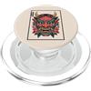 Hannya Oni Mask Aesthetic By TW Hannya Oni Mask Devil Yokai - Maschera giapponese con tatuaggio demone PopSockets PopGrip per MagSafe