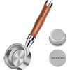 KOFIKOFI Portafiltro senza fondo, 58 mm, 2 orecchie, filtro portafiltro senza bottomless compatibile con macchina espresso Gaggia Classic con cestello filtro in acciaio inox 304, colino, manico in