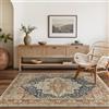 BEIMO Tappeto Salotto Pelo Corto Vintage, Tappeto Camera Da Letto, Tappeti Antiscivolo Lavabile, Grande Tappeti Persiano per Cameretta, Soggiorno, Sala, Scendiletto, Arancione, 160x230cm