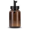 Koffs Design Zuccheriera con dosatore in acciaio inox - spargitore individuale per zucchero, sesamo, semi e altro ancora - moderna zuccheriera in vetro con protezione UV - bianco 200 ml