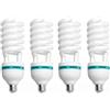Andoer 4 x FLampadina per Studio Fotografico, Lampadine Fotografiche Lampadina Fluorescente a Spirale Luce Diurna Cri90 Presa a Risparmio Energetico per Fotografia in Studio Illuminazione Video