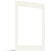 JUNOMI® Passepartout 50x70 cm Dimensioni Esterne - per Formato Immagine 40x50 cm - Spessore 1,5 mm - Colore Bianco Crema