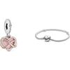 Pandora Abalorio 788878C01 Corazón Infinito. & Pulsera 590719-18 Corazón San Valentín
