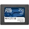 Patriot P220 256GB SSD Interno 2.5 SATA 550/490 MB/s PC Hard Disk Stato Solido