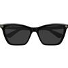 Gucci Occhiali da Sole GG2111S 001 Nero/Grigio Donna 56/15/140