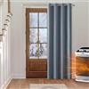MIULEE Tende Oscuranti per Interni 1 Pezzi 140x260 CM, Tenda Blu pietra Coprente Termiche Isolanti per Interno con Anelli, Tenda Oscurante Finestra Camera da Letto Salotto
