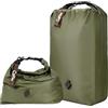 CYFIE Sacchetto sottovuoto verde per vestiti da viaggio Riutilizzabile Sacchetto Organizer per Gym，Sacchi da Biancheria per costumi da bagno, vestiti bagnati, salvaspazio L