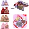 Furforstk sacchetti lavanda vuoti 20 pezzi sacchettini per lavanda vuoti 10x14cm sacchetti organza, sacchetti confetti, Efficace protezione antitarme per gli armadi (Rosso Giallo Viola Rosa)