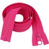 Giddy Square Cerniera spessa resistente rosa shocking ciliegia 24 (61cm) - estremità aperta, denti in plastica lavabili in lavatrice, perfetta per cappotti e capispalla di Giddy Square