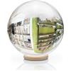 TENET Sfera di Cristallo Trasparente K9, per Divinazione, Guarigione e Fotografia, Decorazione con supporto (10 CM)