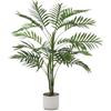 GarveeLife Artificiale Areca Palma Albero | Pianta Artificiale 100/120/125/130Cm | Palma Artificiale | Grande Pianta Artificiale Come Reale Per Soggiorno e Ufficio