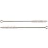 IBILI Tube Cleaning Brush 10,5 cm 2 Pieces, Stainless-Steel, Silver, 10.5 x 3 x 3 cm
