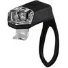 cyclingcolors Luce anteriore per bicicletta nera, 2 LED, montaggio sul manubrio