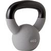 UPFIT - Manubrio da 4 kg, kettlebell - Unità - Presa facile e confortevole - Forma studiata per poter fare diversi esercizi versatili - Realizzato in ghisa per una resistenza affidabile