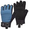 Black Diamond Guanti da arrampicata unisex Crag Mezze dita, Via Ferrata, Astral Blue, XS
