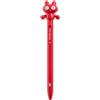Back2Fun - Penna a Inchiostro Rosso, Penna a Forma di Animale che Abbraccia, Punta da 0,7 mm, Include Due Ricariche di Inchiostro, Ideale per Astuccio Scolastico e Ritorno a Scuola, Gufo