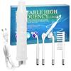 BORDEAG Barra ad alta frequenza viso con 4 sonde, macchina per il viso di bellezza, parete ad alta frequenza, dispositivo di radiofrequenza viso, macchina per il viso di bellezza, dispositivo per il