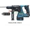 Makita DHR243Z Tassellatore 18Volt. Fornito senza batterie e caricabatterie, in scatola di cartone