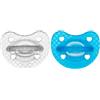 Chicco PhysioForma Gommotto Luxe Fluo, Ciuccio in Silicone 16-36 M, Set di Gommotti Morbidi e Delicati, Supportano la Respirazione Fisiologica e Favoriscono il Corretto Sviluppo della Bocca, 2 Pezzi
