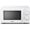 Galanz Microonde 20L, 700W Solo Microonde con manopola meccanica, 6 livelli di potenza, timer da 30 minuti, piastra girevole in vetro per una facile pulizia, facile da usare, bianco, P70J20J-P5