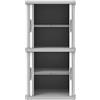 Terry - Rolling Space Cab 2, Armadio a 2 Vani con Due Antine Scorrevoli, 2 Ripiani Interni Modulabili, da Interno e Esterno, in Plastica, 59x36x115 cm