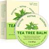 NKKOBSLE Balsamo all'olio dell'albero del tè, balsamo all'olio di tea tree per pelle e piedi, 60 g, formula naturale per lenire e curare, allevia prurito, secchezza e punture di insetti