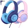 OEM Cuffie con filo per bambini - Cuffie di sicurezza - Cuffie con filo - Regolazione del volume - Per la scuola - Tablet - Computer portatile - Viaggi - Ascolto di musica