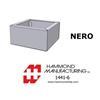 Hammond Mfg. Hammond 1441-6BK3, chassis in acciaio, nero