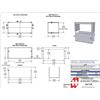 Hammond Mfg. Hammond 1411K, contenitore in alluminio verniciato GRIGIO
