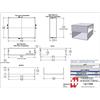 Hammond Mfg. Hammond 1411RR, contenitore in alluminio verniciato GRIGIO