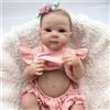 MineeQu Bambole Reborn - Bambola Baby Realistica 19 Pollici So Truly Reborn, Corpo Intero in Vinile, Capelli Pitturati a Mano, Bambina Nuova Nata Vivida