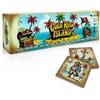 Lailus Gold Rush Island - Gioco da Tavolo Pirati Per Bambini 5 6 7 8 Anni | 8 diverse Modalità di Gioco, Modulare, Gioco Pirata Strategico, Divertente, Isola del Tesoro, Idea Regalo Bambina Bambino