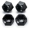ZHRCFUN 4 pezzi 5 mm a 7 mm ruota Hex mozzo adattatore per mozzo ruota WPL D12 1/10 RC camion 1/24 SCX24
