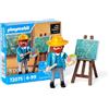 PLAYMOBIL 72075 Vincent Van Goghs Mandorlo in fiore - Personaggio giocattolo con dipinti fiori di mandorla