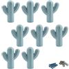 Zerniple Pomello per porta in ceramica blu, maniglie per armadi per cameretta dei bambini (8 pezzi)
