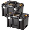 DeWalt DWST1-71195 TSTAK VI - Valigetta per attrezzi profonda, resistente, confezione da 23L, senza vassoio e intarsi, colore: Nero