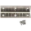Zernnis Staffe angolari in acciaio inox a forma di L, per scaffalature in legno, 100 x 25 x 25 mm, 6 pezzi