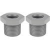 ECSiNG 2 adattatori filettati riduttori da maschio M18 x 1,5 a femmina M12 x 1,5 per tubi