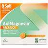 Aximagnesio Axi Magnesio - Ricarica Magnesio e Potassio Integratore Sali Minerali Gusto Arancia Confezione 20 Bustine