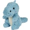 Warmies Peluche Blu Baby Dinosauro Pesato Utilizzabile nel Microonde con Profumo di Lavanda Francese, Borsa di Grano Caldo o Freddo per un Fresco Rilassamento e un Caldo Sollievo