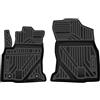 Element tappetini in Gomma 3D Premium su Misura Adatti per Toyota Hilux, MK 1 (I), 2015->, Pickup Cabina Doppia, 2 Pezzi.
