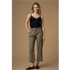 KOCCA SRL KOCCA PANTALONI TATY, FANT. MIELE/BLU