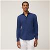 HARMONT & BLAINE SPA CNM011 012523 CAMICIA 2 TES CONTR. HARMONT & BLAINE, BLU