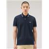WOOLRICH EUROPE SPA MONTEREY POLO. WOOLRICH, MELTON BLU