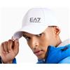GIORGIO ARMANI SPA 7X0005 CAPPELLO BASEBALL EA7 ARMANI, BIANCO