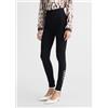 LIU JO SPA TA5107 PANT. JERSEY LIU JO SPORT, NERO/WHITE MILK