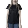 LIU JO SPA TA5180 T. SHIRT M.C. LIU JO SPORT, NERO FLOWERS